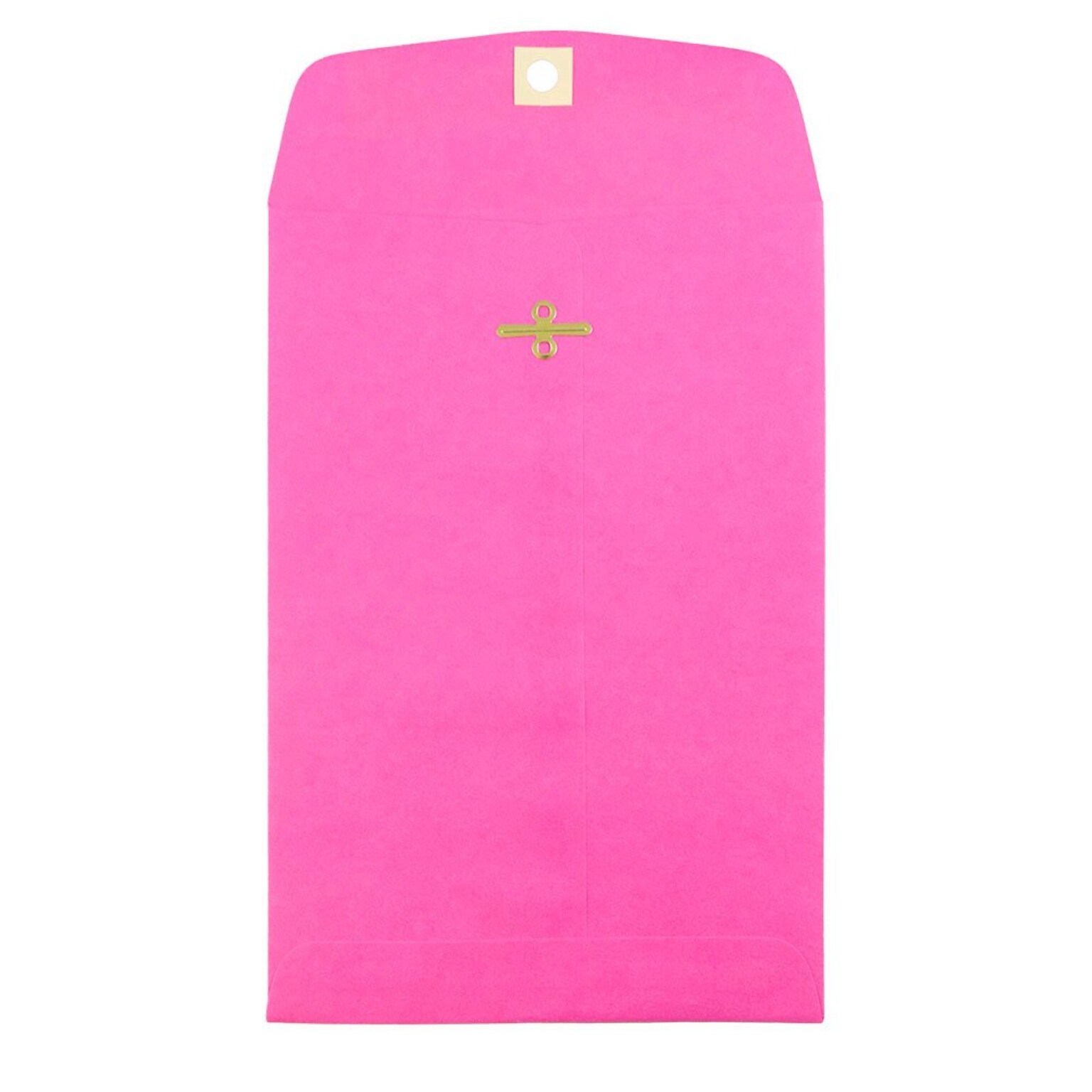 JAM Paper Open End Clasp #1 Catalog Envelope, 6 x 9, Fuchsia Pink, 100/Box (900909024)