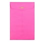 JAM Paper® 6 x 9 Open End Catalog Colored Envelopes with Clasp Closure, Ultra Fuchsia Pink, 10/Pack