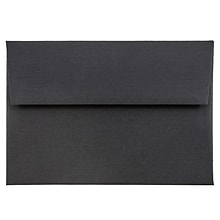 JAM Paper 4Bar A1 Invitation Envelopes, 3.625 x 5.125, Black Linen, 25/Pack (900919196)