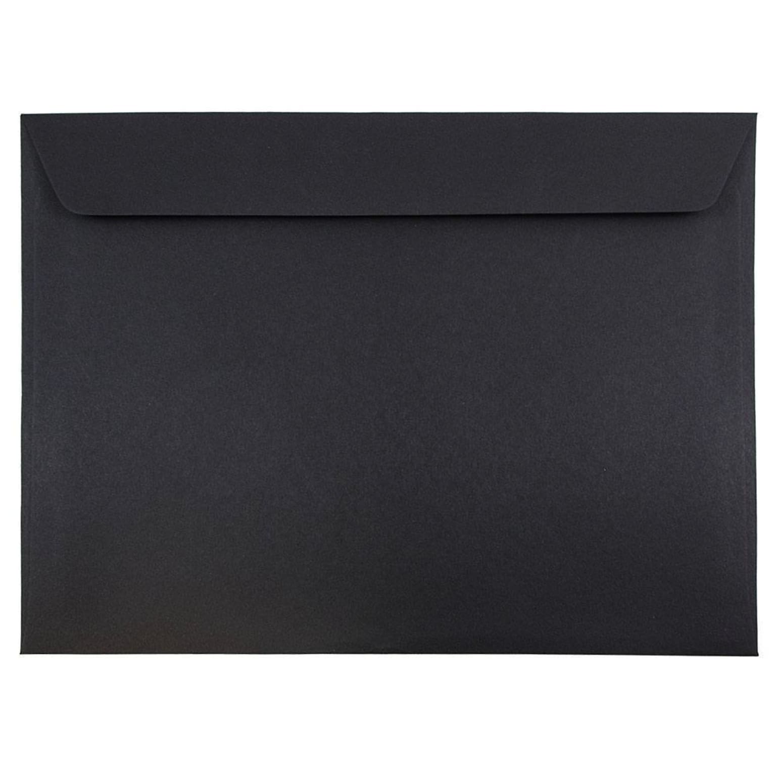 JAM Paper® 9.5 x 12.625 Booklet Envelopes, Black, Bulk 1000/Carton (900934622B)