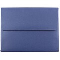 JAM Paper® A2 Metallic Invitation Envelopes, 4.375 x 5.75, Stardream Sapphire Blue, Bulk 250/Box (GCST605H)
