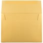 JAM Paper A7 Metallic Invitation Envelopes, 5.25 x 7.25, Stardream Gold, 50/Pack (GCST708I)