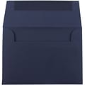 JAM Paper 4Bar A1 Invitation Envelopes, 3.625 x 5.125, Navy Blue, 25/Pack (LEBA917)