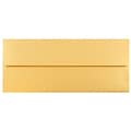 JAM Paper #10 Metallic Business Envelopes, 4.125 x 9.5, Stardream Gold, 25/Pack (SD5360 07)