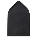 JAM Paper 3.125 x 3.125 Mini Square Invitation Envelopes, Black Linen, Bulk 1000/Carton (V01200B)