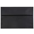 JAM PAPER Gummed A7 Square Invitation Envelopes, 5 1/4 x 7 1/4, Black, 25/Pack (95125I)