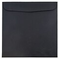 JAM Paper® 9.5 x 9.5 Square Invitation Envelopes, Black Linen, Bulk 250/Box (V01216H)