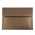JAM Paper® A7 Metallic Invitation Envelopes, 5.25 x 7.25, Stardream Bronze, Bulk 250/Box (V018275H)