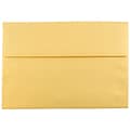 JAM Paper A8 Metallic Invitation Envelopes, 5.5 x 8.125, Stardream Gold, 25/Pack (V018295)