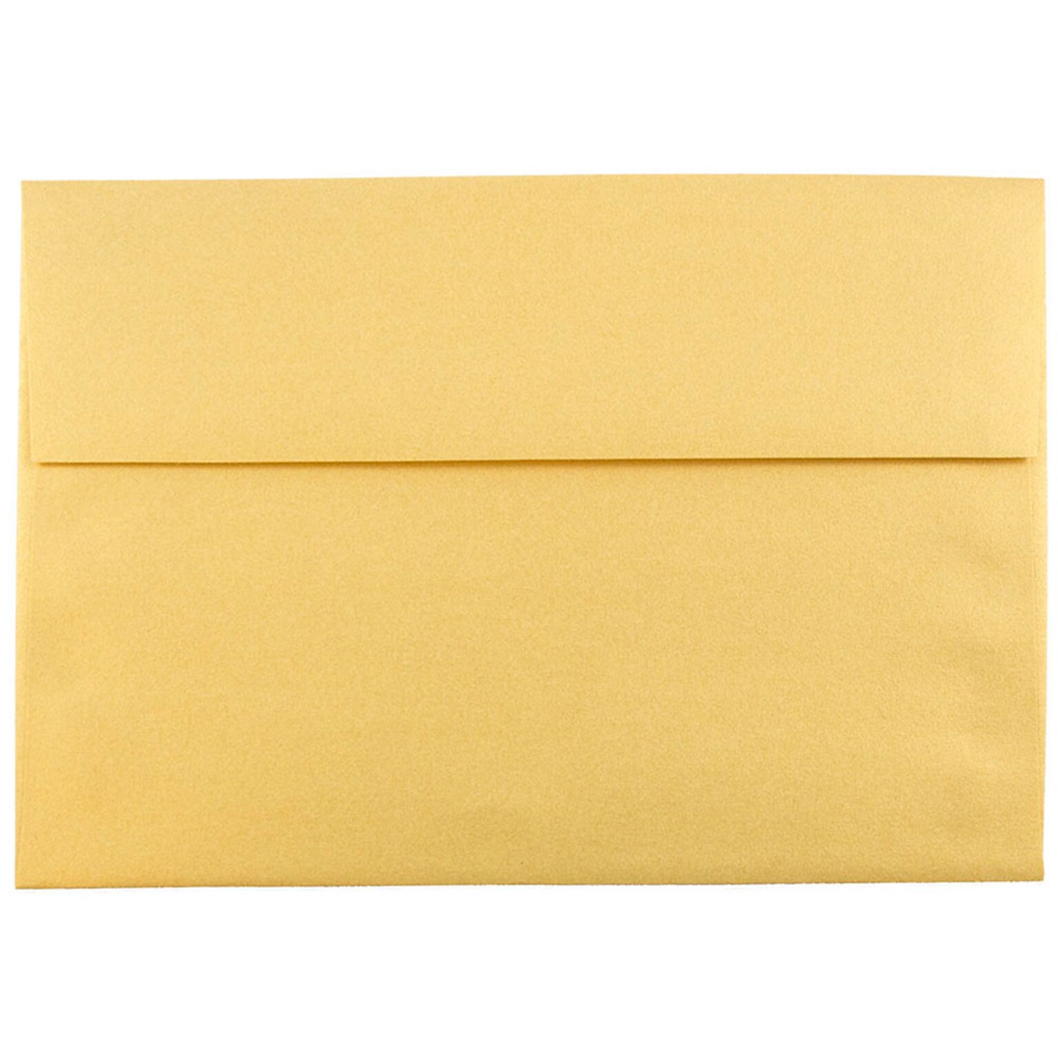 JAM Paper A8 Metallic Invitation Envelopes, 5.5 x 8.125, Stardream Gold, 25/Pack (V018295)