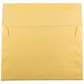 JAM Paper A8 Metallic Invitation Envelopes, 5.5 x 8.125, Stardream Gold, 25/Pack (V018295)