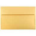 JAM Paper® A10 Metallic Invitation Envelopes, 6 x 9.5, Stardream Gold, 25/Pack (V018299)