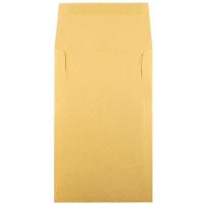 JAM Paper® A10 Policy Metallic Invitation Envelopes, 6 x 9.5, Stardream Gold, 25/Pack (V018304)