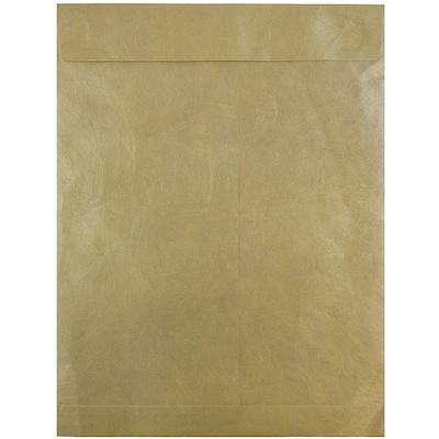 JAM Paper Open End Clasp #13 Catalog Envelope, 10 x 13, Gold, 10/Pack (V021378B)