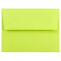JAM Paper A2 Colored Invitation Envelopes, 4.375 x 5.75, Ultra Lime Green, Bulk 250/Box (WDBH610H)