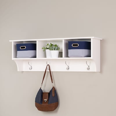 Prepac™ Sonoma Entryway Cubbie Shelf, 48 x 11.5, White