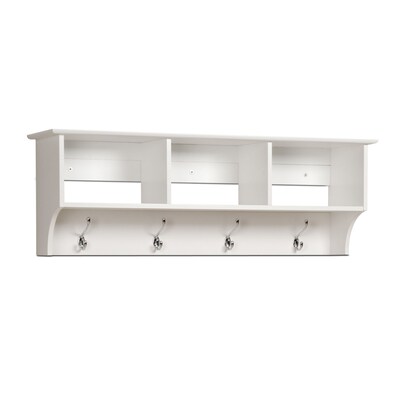 Prepac™ Sonoma Entryway Cubbie Shelf, 48 x 11.5, White