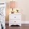 Prepac™ 21.75 Monterey 2 Drawer Nightstand, White