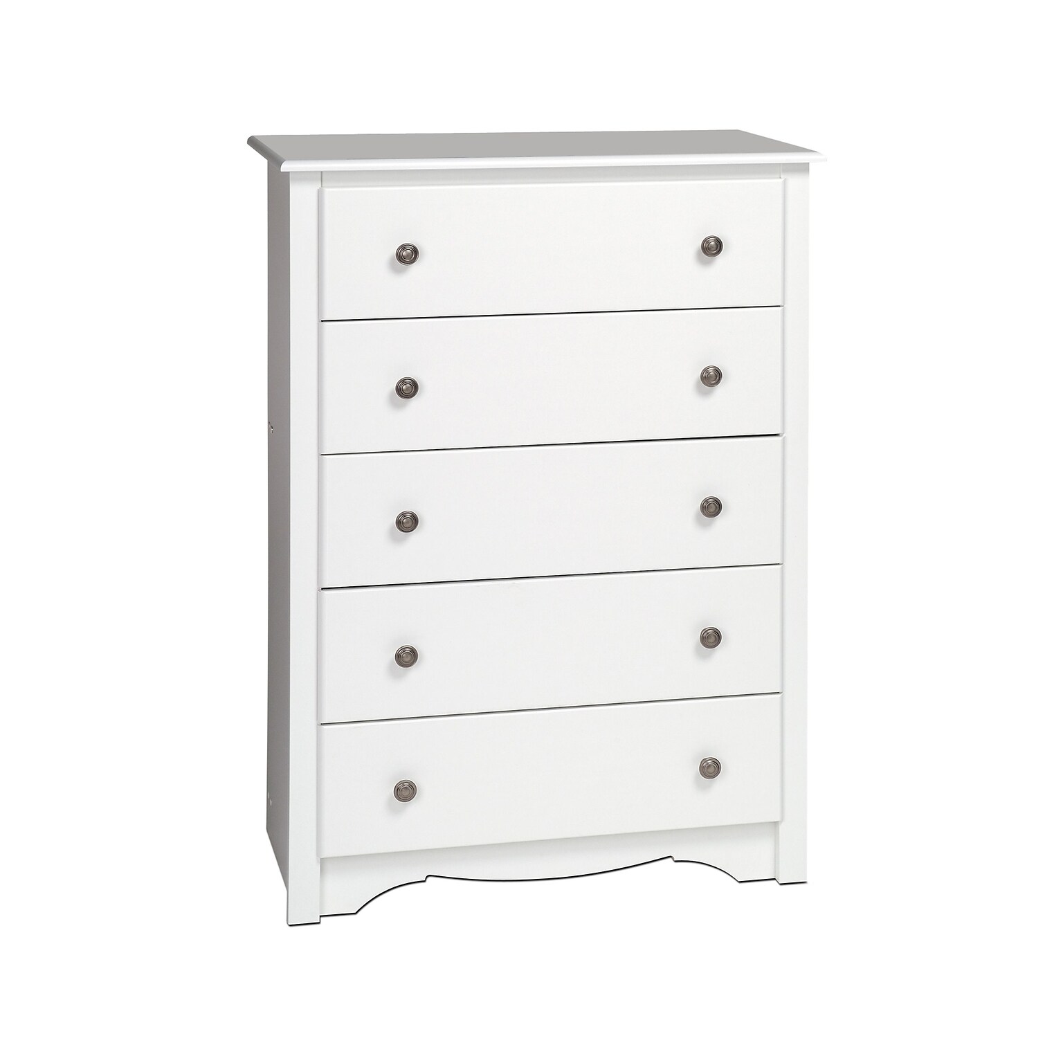 Prepac™ 45.25 Monterey 5 Drawer Chest; White (WDC-3345-K)