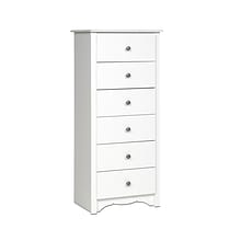 Prepac™ 53.25 Monterey Tall 6 Drawer Chest, White