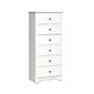 Prepac™ 53.25" Monterey Tall 6 Drawer Chest, White