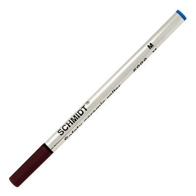 Schmidt 888 Safety Ceramic Rollerball Metal Tube Refill, Fits Universal Pens, Medium, Blue, 2 Pack (SC58105)