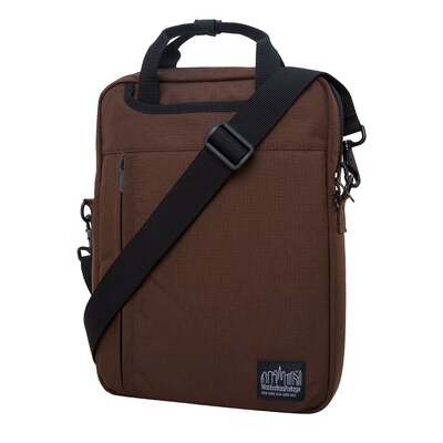 Manhattan Portage Commuter Jr. Laptop Bag 13 Black Label Dark Brown (1710-BL DBR)