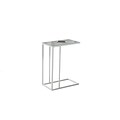 Monarch Specialties Accent Table in White With a Mirrored Top ( I 3086 )