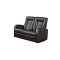 Monarch Specialties 50L Brown 2 Piece Loveseat ( I 82BR-2 )