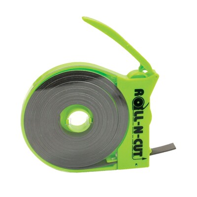 Baumgartens Inc. Magnetic Tape with Self Cutting Dispenser/Magnetic 1/2 x 5 yds., Black (BAUM66021)