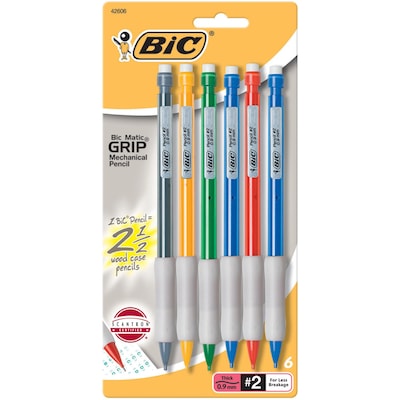 BIC® Matic Grip® Mechanical Pencils, .9mm