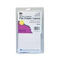 Charles Leonard File Folder Labels, White