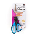 Charles Leonard Cushion Grip Scissor, 7 Stainless Steel Pointed Tip, Straight, Multicolor (CHL80700)