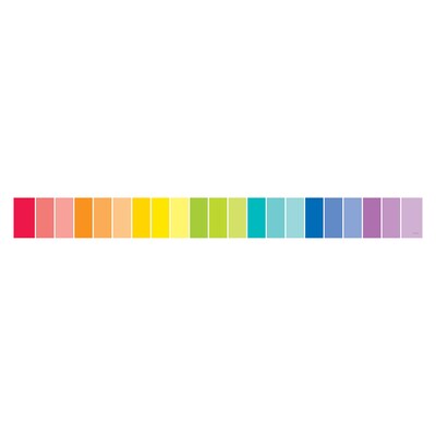 Creative Teaching Press Painted Palette Rainbow Paint Chip Border (35 x 3)
