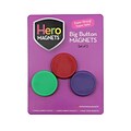 Dowling Magnets 1.375 x .50 Big Button Magnets, Assorted Colors (DO-735014)