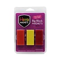 Dowling Magnets 6.6 x 4.5 x 4.5 Big Block Magnets, Red/Orange/Yellow (DO-735015)