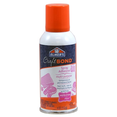 Elmers Spray Adhesive, 4 oz., 6/Pack (ELME421)
