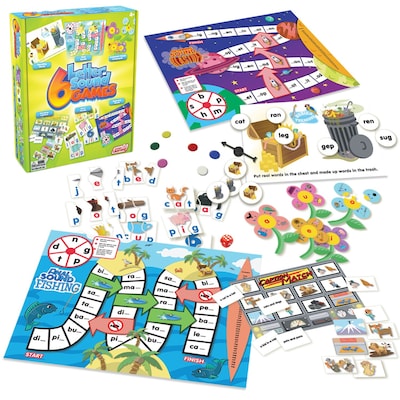 Junior Learning 6 Letter Sound Games, multicolor (JRL400)