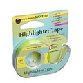 Lee Products Removable Highlighter Tape, 3W x 4L, Yellow