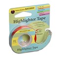 Lee Products Removable Highlighter Tape, 3W x 4L, Orange