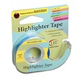 Lee Products Removable Highlighter Tape, 0.5” x 720”, Blue