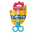 Maped Kidicut Safety Scissors, 4 Plastic Blades (MAP037800)