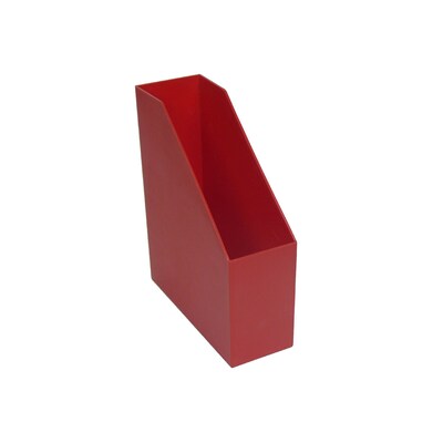 Romanoff Plastic Magazine File, Red