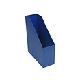 Romanoff Plastic Magazine File, Blue