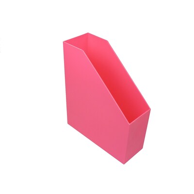 Romanoff Plastic Magazine File, Hot Pink