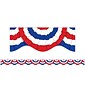 Scholastic 36 Long Patriotic Bunting Scalloped Trimmer, 12 Pack (SC-541759)