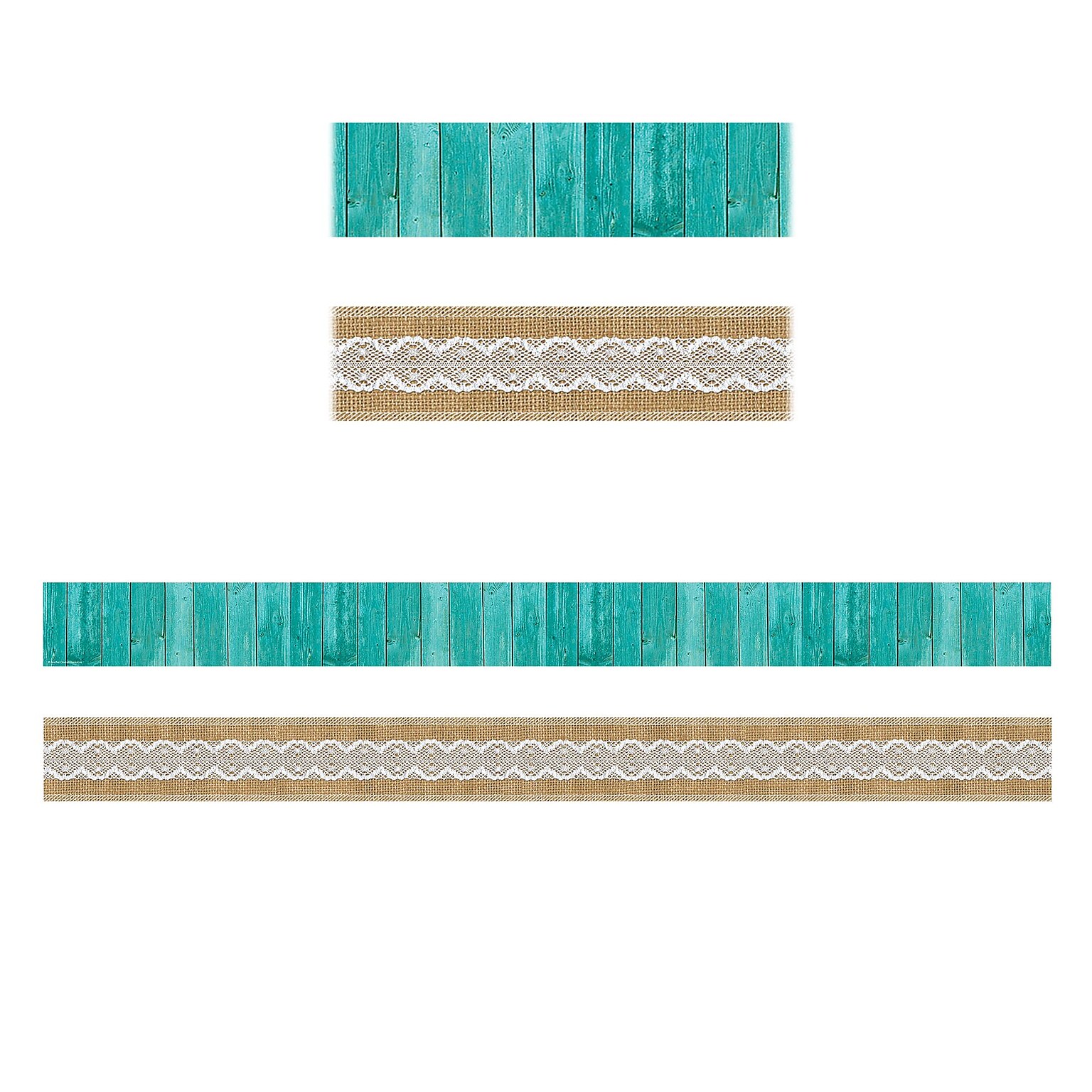 Teacher Created Resources Shabby Chic Double-Sided Border(36 x 3)