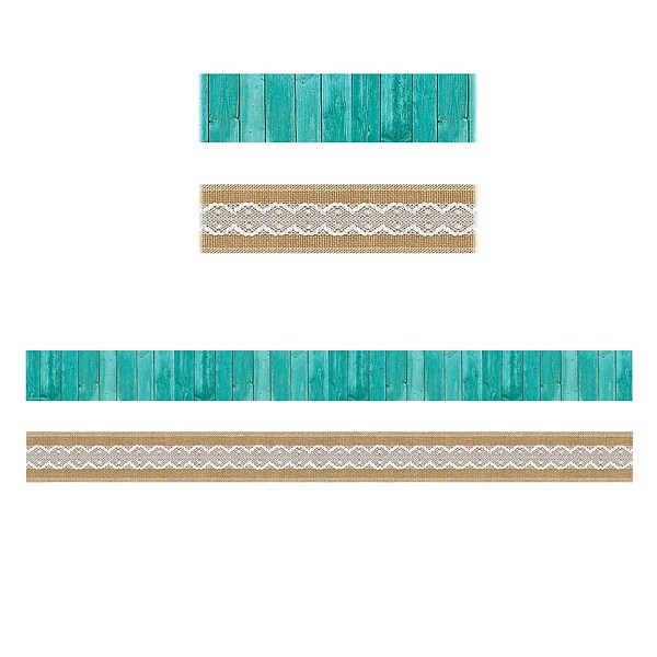 Teacher Created Resources Shabby Chic Double-Sided Border(36 x 3)