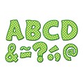 Teacher Created Resources Lime Polka Dots Fantastic Font 3 Magnetic Letters, 67 Pieces (TCR77215)