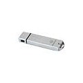 IronKey™ Basic 64GB 400 MBps Read/300 MBps Write USB 3.0 Flash Drive; Silver (IKS1000B)